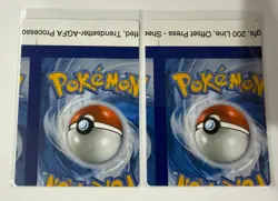 Pokemon Card - Greavard / Drifloon Error Miscut NFC Trick or Trade - Image 2