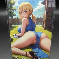 Lucy Heartfilia Anime Waifu Card Doujin ACG Goddess Holo - Image 2