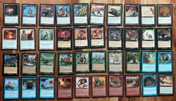 URZA'S SAGA Common, Unc, and Rare lot 134 cards ~ no duplicates Vintage MTG - Image 2