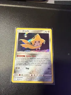 Jirachi 99/181 Rare Holo Pokemon TCG Sun & Moon Team Up Card - Image 1