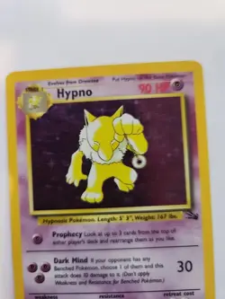 Hypno Fossil Set Holo Base Pokemon Card WOTC NM - Image 2