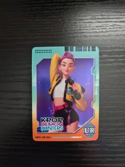 NEW! KPop Demon Hunters Exquisite Collection Card - Rumi - UR Rarity #003 Holo - Image 1