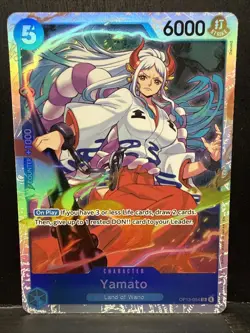 Yamato OP13-054 SR ONE PIECE Tcg Card Game NM Blue - Image 1