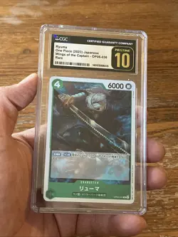 Ryuma OP06-036 R Rare Wings Of The Captain One Piece Card Game Graded CGC 10 - Image 3
