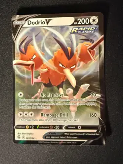 DODRIO V 201/264 FUSION STRIKE ENGLISH POKEMON CARD TCG - Image 1