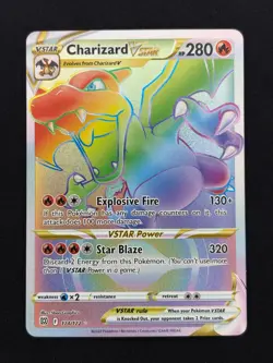 Charizard VSTAR 174/172 - Brilliant Stars - Near Mint NM Pokemon Card - Image 1