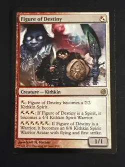 1x Figure of Destiny (3) Duel Decks: Heroes vs. Monsters LP MTG Magic x1 MKE - Image 1