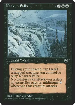Homelands Koskun Falls MTG Magic the Gathering MP - Image 1
