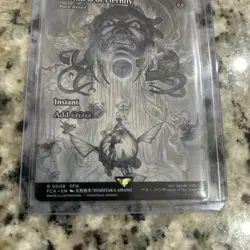 Darkness of Eternity MTG Rare Magic Final Fantasy Dark Ritual FFIX 9 Showcase - Image 3