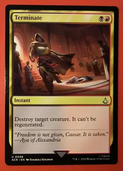 MAGIC, MTG: TERMINATE /ACR /UNCOMMON #0098/ NM, REGULAR FINISH - Image 1