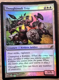 Foil Thoughtweft Trio Lorwyn - Magic the Gathering MTG White - Image 1