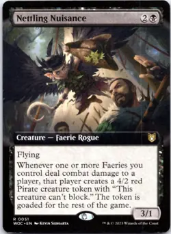 Nettling Nuisance (Extended Art) Commander: Wilds of Eldraine, 51 NM - Image 1