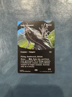 MTG Near Mint NM - Tarkir Dragonstorm - Qarsi Revenant FOIL Borderless Alternate - Image 1