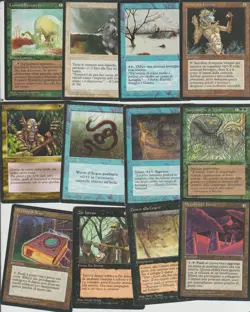 LOT x12 cartes MAGIC MTG The Dark Italian 1995 EX-NM Holy Light... - Image 1