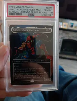 MTG SPECTACULAR SPIDER-MAN PROMOS MARVEL LEGENDS SERIES FIGURE #02 PSA 10 2005 - Image 1