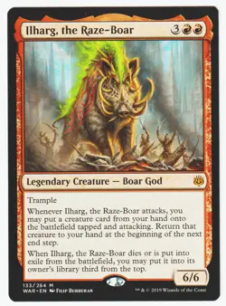Ilharg, the Raze-Boar - War of the Spark #133 LP Regular MTG Magic the Gathering - Image 1