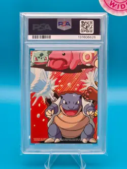 PSA 7 - 2000 TOPPS POKEMON TV ANIMATION SERIES 2 STICK-ONS 2 NIDOKING - Image 2