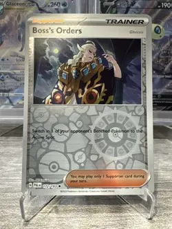 Boss's Orders 172/193 Paldea Evolved Reverse Holo Rare Trainer Pokemon Card NM - Image 1