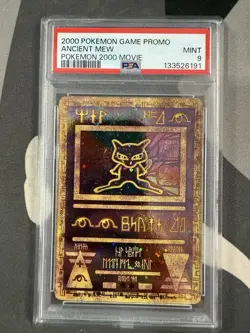 Ancient Mew Movie Game Promo FA Holo Pokemon TCG 2000 PSA 9 - Image 1