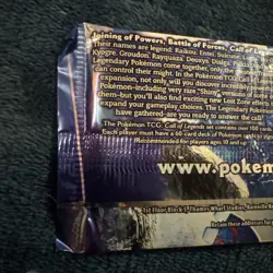 Sealed Call of Legends Kyogre Artwork Vintage Pokemon Pack - Image 4