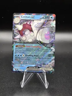 Pokemon TCG Cetitan EX 065/182 Destined Rivals Double Rare NM - Image 1