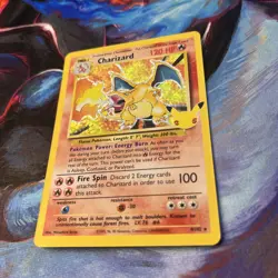 Pokemon TCG Charizard 4/102 Holo Celebrations 25th Anniversary Near Mint - Image 3