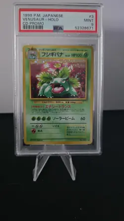 Set: Pokemon 1999 Charizard PSA 8 with Holo Blastoise Venusaur CD Promo PSA 9 - Image 4