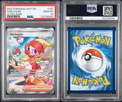 2025 POKEMON WHT EN-WHITE FLARE ULTRA RARE #163 HARLEQUIN PSA 10 - Image 3