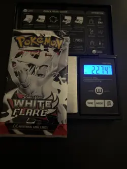 Very Heavy! 22.74g Pokemon TCG SV10.5 White Flare Booster Pack Sealed! - Image 1