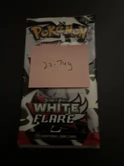 Very Heavy! 22.74g Pokemon TCG SV10.5 White Flare Booster Pack Sealed! - Image 4