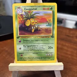 Pokemon TCG Exeggcute #52/64 1st Edition Jungle Set Unlimited WOTC LP - Image 1