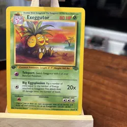 Pokemon TCG Exeggcute #52/64 1st Edition Jungle Set Unlimited WOTC LP - Image 3