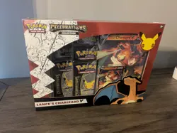 SEALED Lance's Charizard V Box - Pokemon TCG Celebrations 25th Anniversary 820650101625 - Image 1