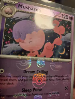MASTER BALL Musharna Holo 036/086 Pokemon TCG Black Bolt NM 2025 - Image 5