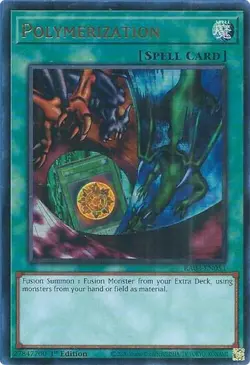1x Polymerization (A) (Alternate Art) (U NM Eng YuGiOh - Quarter Century Bonanza - Image 1