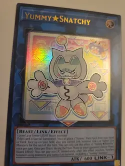 Yu-Gi-Oh! Yummy Snatchy JUSH-EN022 Ultra Rare - Image 1