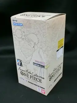 One Piece CG Extra Booster Anime 25th Collection EB-02 Sealed Box Japanese - Image 2
