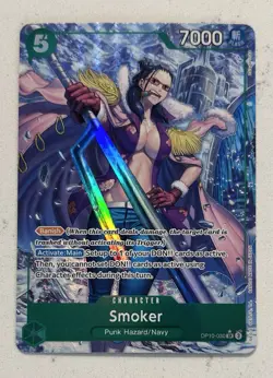 One Piece TCG Royal Blood Smoker SR OP10-030 ALT ART Parallel English - Image 1