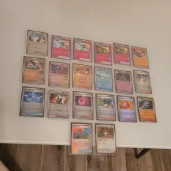 (20) Pokemon Prismatic Evolution Reverse Holo Masterball / Pokeball Card Lot - Image 1