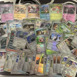 Pokemon TCG Prismatic Evolutions Masterball & Pokeball Holo Lot - 56 Cards - Image 1
