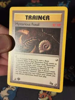 Pokemon Cards Mysterious Fossil 62/62 Fossil FIRST EDITION WOTC - (NM) - Image 2