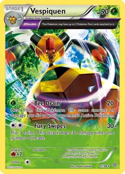 Vespiquen 11/98 Rare XY - Ancient Origins Pokemon Card - Image 1