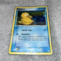 Pokemon Psyduck EX Team Rocket Returns Holo Rare Card 70/109 50 HP Nintendo 2004 - Image 1