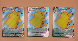 Surfing Pikachu VMAX 9/25 Celebrations Ultra Rare Holo Pokemon TCG Card NM (3) - Image 1