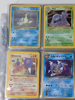 WoTC Pokemon Binder Pages (9 Holos, 25 1st Eds, 9 Shadowless, Rares, 270 Cards) - Image 2