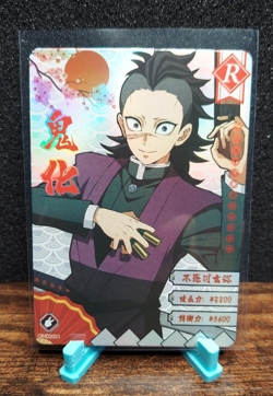 Demon Slayer Anime Card Genya Shinazugawa R GM02031 Foil - Image 1