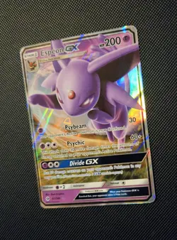 2017 Espeon GX 61/149 Sun & Moon Ultra Rare Holo Foil Pokemon Card - NM - Image 3