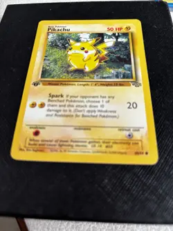 Pikachu 60/64 Red Cheeks 1st Edition Jungle Set WOTC 1999 Pokemon TCG Card NM/LP - Image 3
