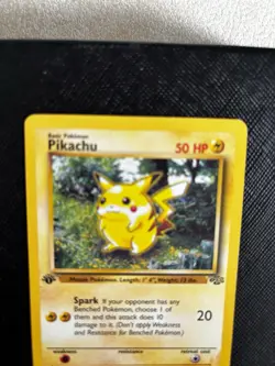 Pikachu 60/64 Red Cheeks 1st Edition Jungle Set WOTC 1999 Pokemon TCG Card NM/LP - Image 5