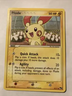 Plusle - 13/17 - Common Pokemon POP Series 1 Promo Card - Image 1